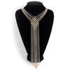 Vedawas Exageración Nueva Llegada Vintage Metal Largo Collar con Borlas para Mujeres Moda Geométrico Alta Calidad Joyería Regalo