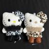 Pendant Fur Plush Scarf Leopard Print Bow Design Suitable Gift For