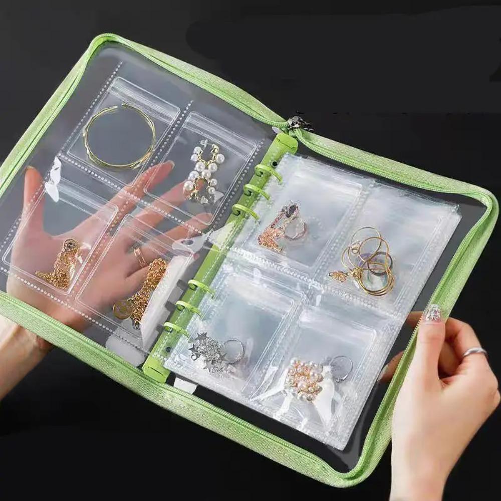Water-proof Necklace Earring Holder Bag Anti-oxidation Jewelry Bag Photo Storage Book  Necklace