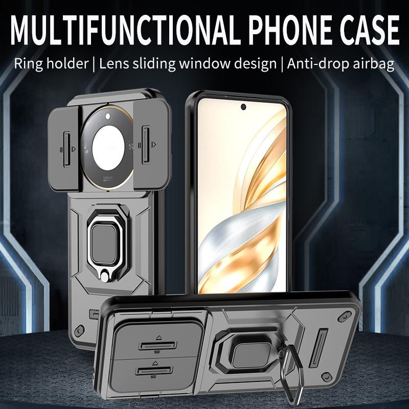Armor Shockproof Case For Honor Magic 8 Lite Magic8 X9d Protective Cover With Ring Stand Holder Coque Fundas Capa