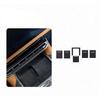 For Zeekr 9X 2025 2026 Suede Buttons Decorative Stickers Under Screen Interior Styling Modified Accessories