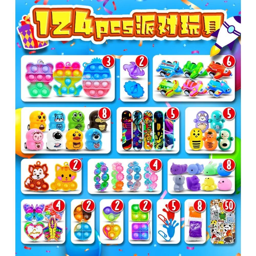 30/200/300PCS Party Favors Toy Assortment Giveaway Pinata Filler Bulk Toys for Kids Birthday Party Present Souvenir Toys Gift