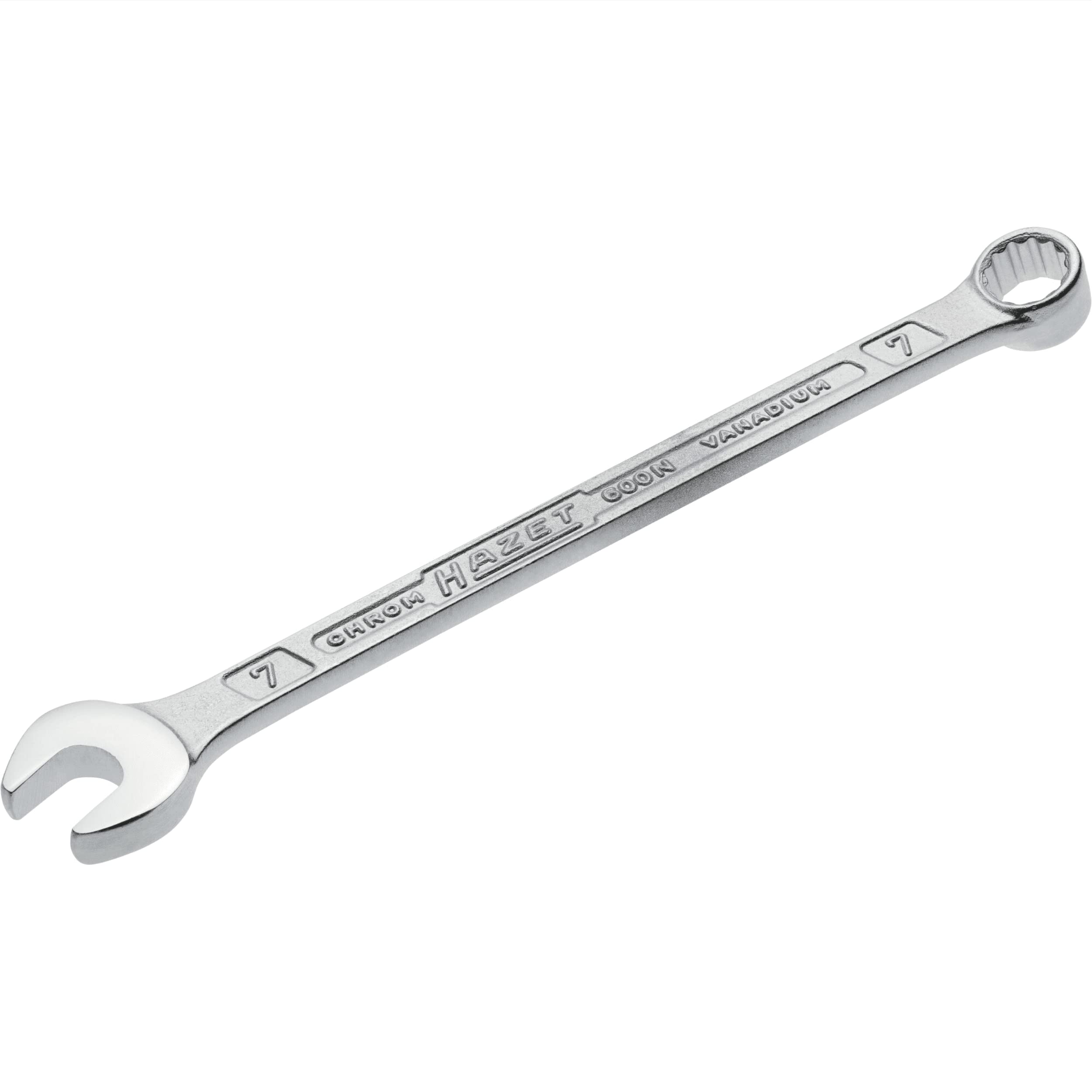 

HAZET 600N-7 Combination Wrench, Silver, 7mm