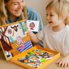 Dinosaur Magnetic Face Puzzle For Toddlers Kids Educational Toy With Diy Fun