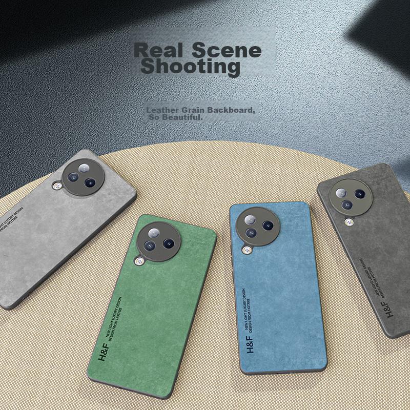 Phone Case for Xiaomi Civi 3, Xiaomi Civi 3 Protective Cover, Upgraded Skin-Like Matte Lens Full Protection Silicone Case - Midnight Black