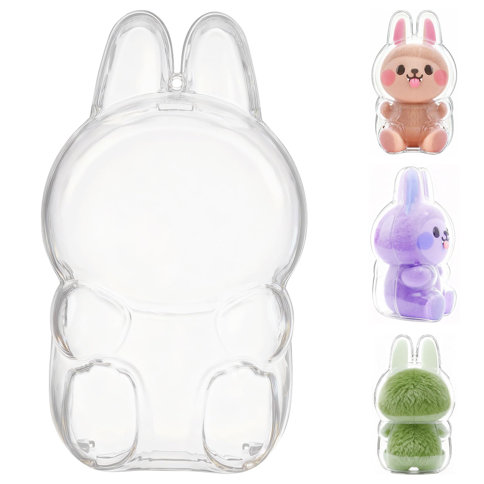 

Прозрачный чехол LABUBU, Прозрачная крышка, Подходит для LABUBU как в стоячем, так и в сидячем положении, Удобно носить, Хранение и Защита, Тонкий и Легкий