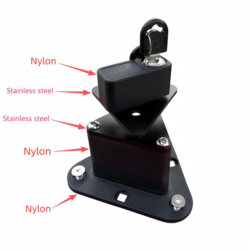 Jerrycan Holder Locking Clamp For 3.8L-30L Fuel Tank Gas Can, Mounted Fuel Can Holders and Motorcycle Reserve Fuel Tank Bracket Jerrycan Bracket