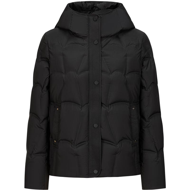 Women's Casual Hooded Short Goose Down Puffer Jacket