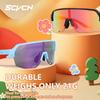 SCVCN Kids Sports Cycling Sunglasses Boys Girls Outdoor Bike Eyewear Child Camping Goggles MTB Fishing Bicycle Glasses UV400