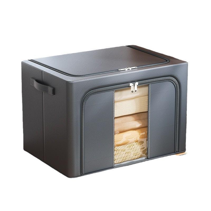 Oxford-Gewebe Stahlrahmen Faltbare Aufbewahrungsbox - Groß Staubdichter Organizer