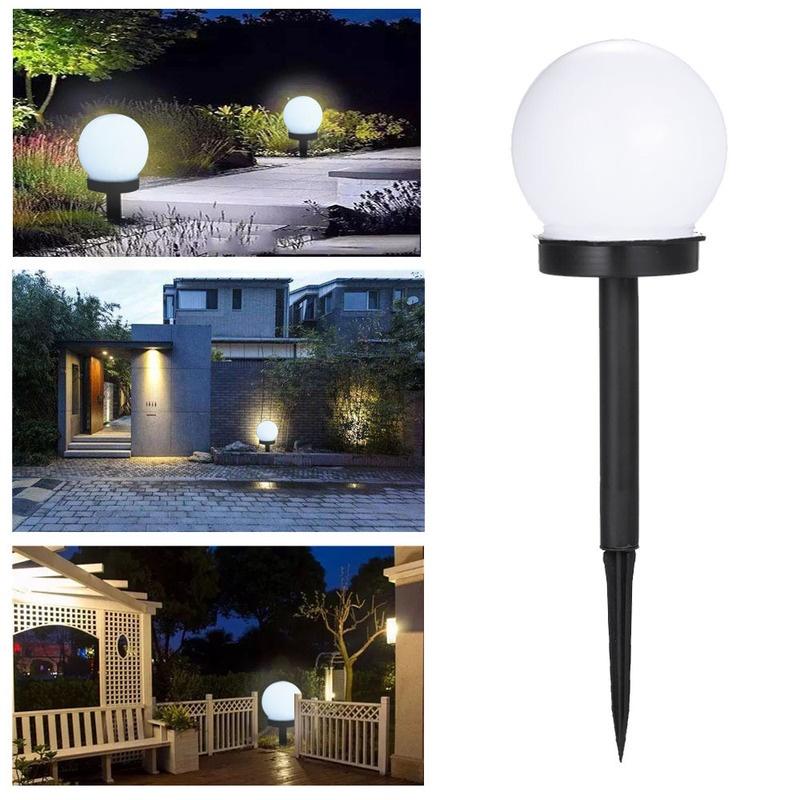 Solar LED Light Outdoor Solar Lawn Light Decoration Solar Garden Light White Blub Lawn Lamp Pathway Lamp Waterproof