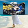 1pc C-Coraline Beach Towel, Comfortable and Thick, and Swimming/Bath/Picnic/Camping Towel, Suitable for Seaside Beaches