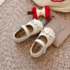 Children's Fashion Leather Shoes Little Girl High-end Princess Shoes Baby Soft Sole Shoes Lightweight Performance Shoes