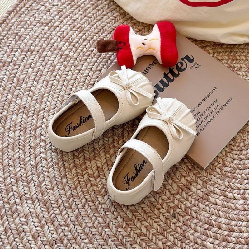 Children's Fashion Leather Shoes Little Girl High-end Princess Shoes Baby Soft Sole Shoes Lightweight Performance Shoes