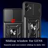 Armor Holder Funda for Nothing CMF Phone 1 / CMF Phone 2 Pro Case Slide Camera Protection Ring Stand Shockproof Back Cover Capa