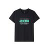 Summer Sports Fashion Quick-Dry Breathable Comfortable Versatile Round Neck T-Shirt Men Tops Black AHSV103