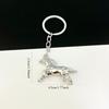 The Year Of The Horse Metal Keychain Personalized Creative Car Keyring Mascot Pony Pendant Backpack Hanging Gift