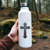 Cross Sticker Durable for Laptop, Car, Luggage, Skateboard & More - Perfect for Teens, Adults, Creative Decor & Gifting