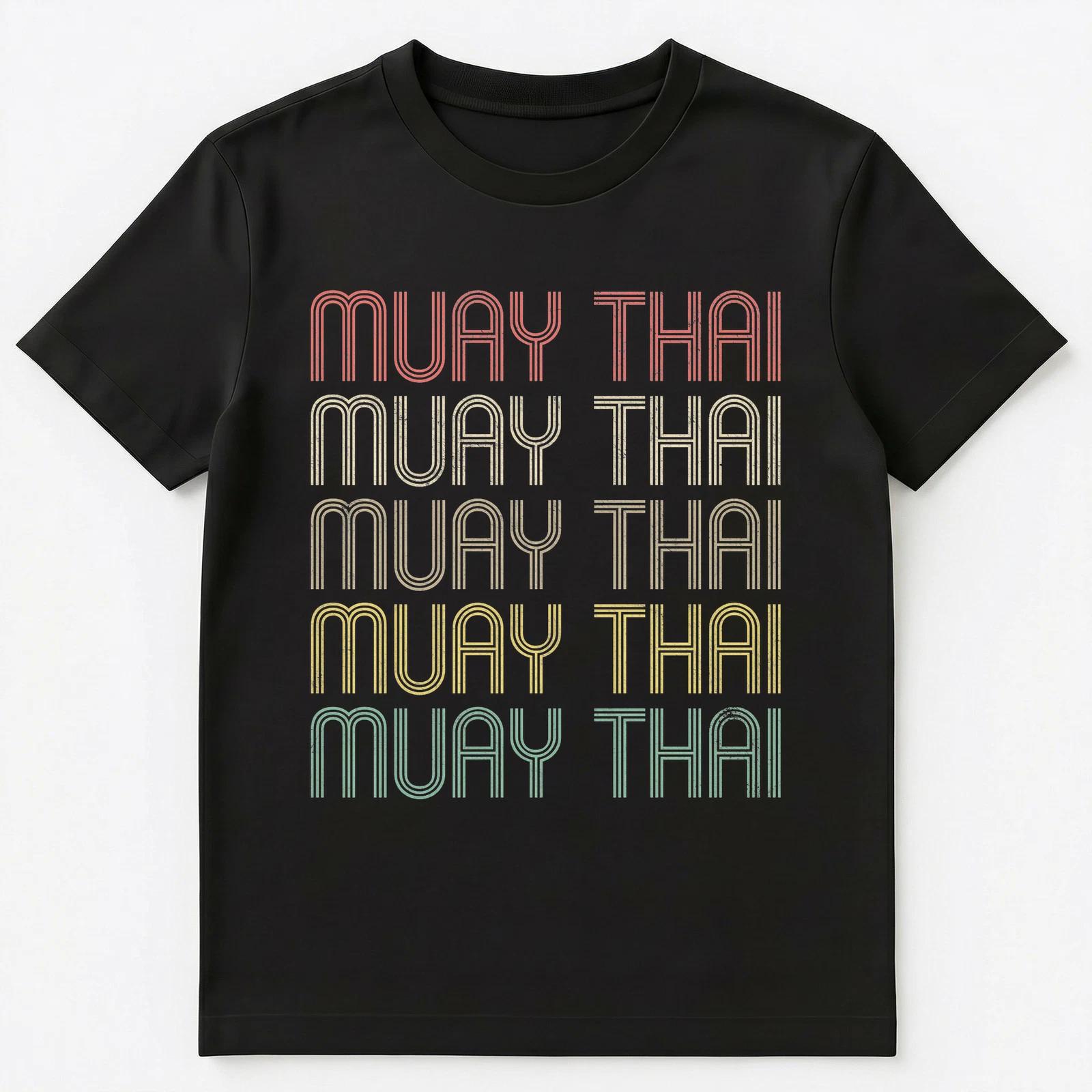 Унисекс футболка в ретро-стиле Муай Тай 3XL