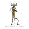 TOOARTS Metal Sculpture A Singing Cat Home Furnishing Articles Handicrafts