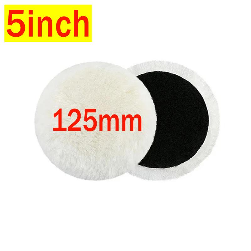 3/4/5/6/7 inch Wool Polishing Disc Car Waxing Polishing Buffing Car Paint Care Polisher Pads Auto Washing Accessories