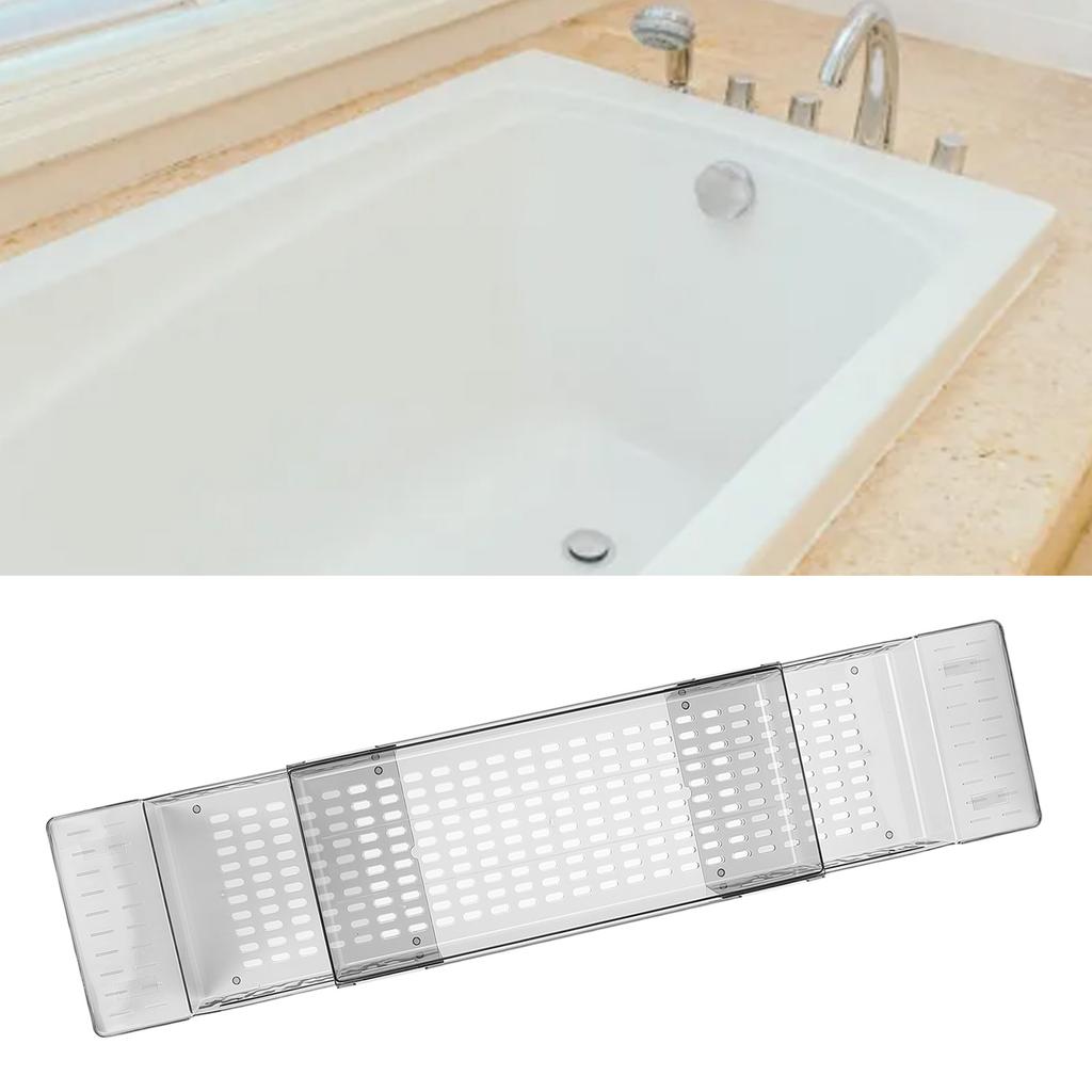 Bathtub Tray Retractable Waterproof Bathtub Towel Luxury Bath Accessory for Bathroom