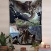Monster Hunter Printed Large Wall Tapestry Cheap Hippie Wall Hanging Bohemian Wall Tapestries Mandala Home Decor