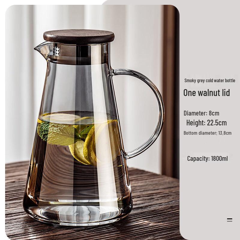 ZISIZ Heat-Resistant Glass Pitcher