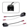 2pcs Audio Speaker Cable Adapter Plug Studio Wire Harness Connector For Citroen C2/Peugeot 206 1999-2015