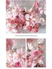 Individuell gefertigtes weißes europäisches florales Tafelaufsatz für Hochzeiten