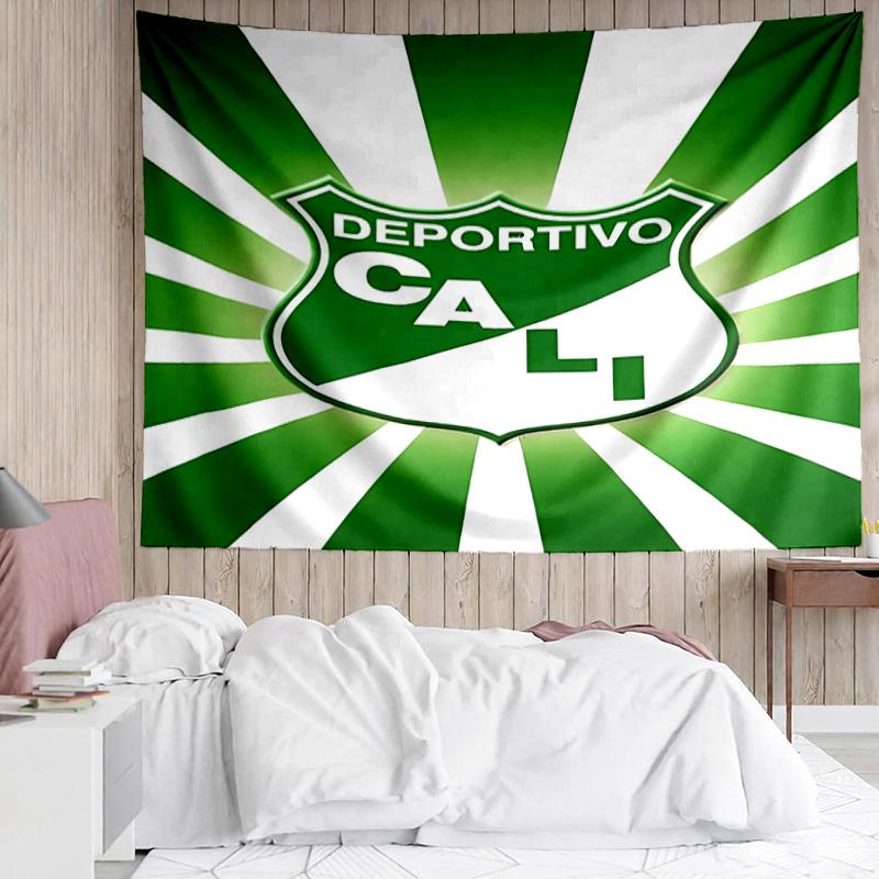 Deportivo Cali LOGO Tapestry for Bedroom Aesthetic Classroom Tapestries Wall Hanging for Living Room Dorm Office,Ideal Creative Gift