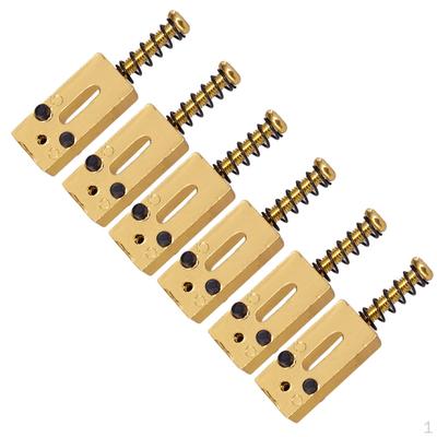 6 Pieces Saddle String Saddles for Electric Guitar