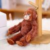 Plysch Orangutang Docka Hänge Mjuk Fluffig Orangutang Nyckelringshänge Gosedjur Ryggsäckshänge för Nyckelring Handväska Skolväska Dekoration