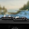 Cute Kitten Temporary Car Phone Number Plate Holder and Decorative Ornament