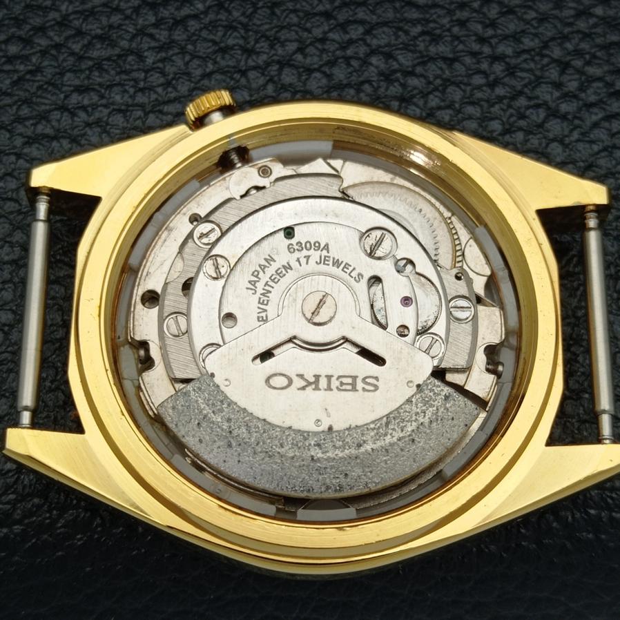 REPASOVANÉ VINTAGE SEIKO 5 AUTO 6309A JAPONSKÉ PÁNSKÉ HODINKY SE STŘÍBRNÝM CIFERNÍKEM a425928-2