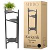 Metal Flower Stand, Standing Flower Stand, Plants, Pots, 3 Shelves, Loft 81
