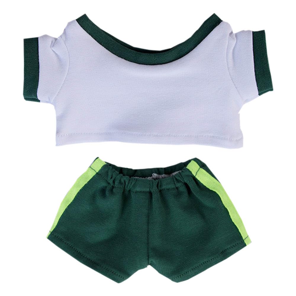 niannyyhouse 10cm, 15cm, 20cm Plush Clothes, Sportswear, Color Blocking, T-Shirt, Pants, Dress-Up, Cotton Doll, Accessories (a13, 20cm)