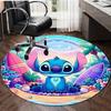 1pc S-Stitch22 Carpet, Round Rug, Comfortable, Suitable for Entryways, Living Rooms, Office, And Bedrooms, Christmas Decoration