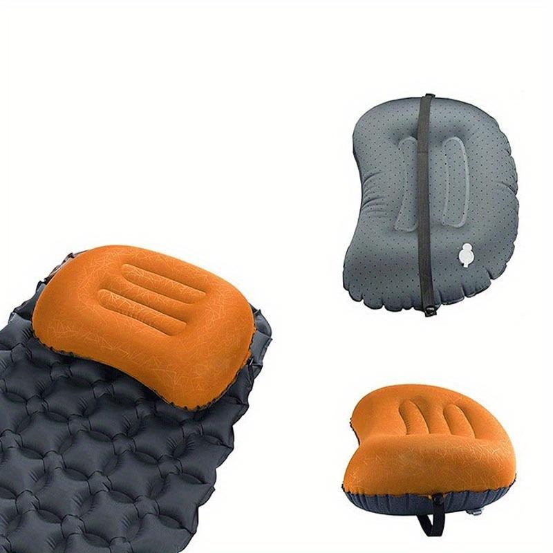 Ultralight Inflatable Camping Travel Pillow,Compact,Comfortable,Ergonomic Crescent Design,Inflating Pillows for Neck & Lumbar Support Camping Hiking