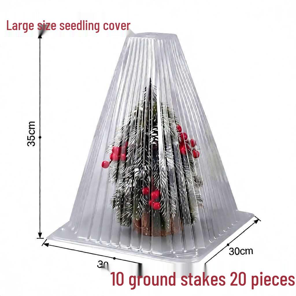 Durable Seedling Protection Cover: Windproof, Frostproof, Insect & Bird Barrier for Vegetables, Reusable Greenhouse Shield