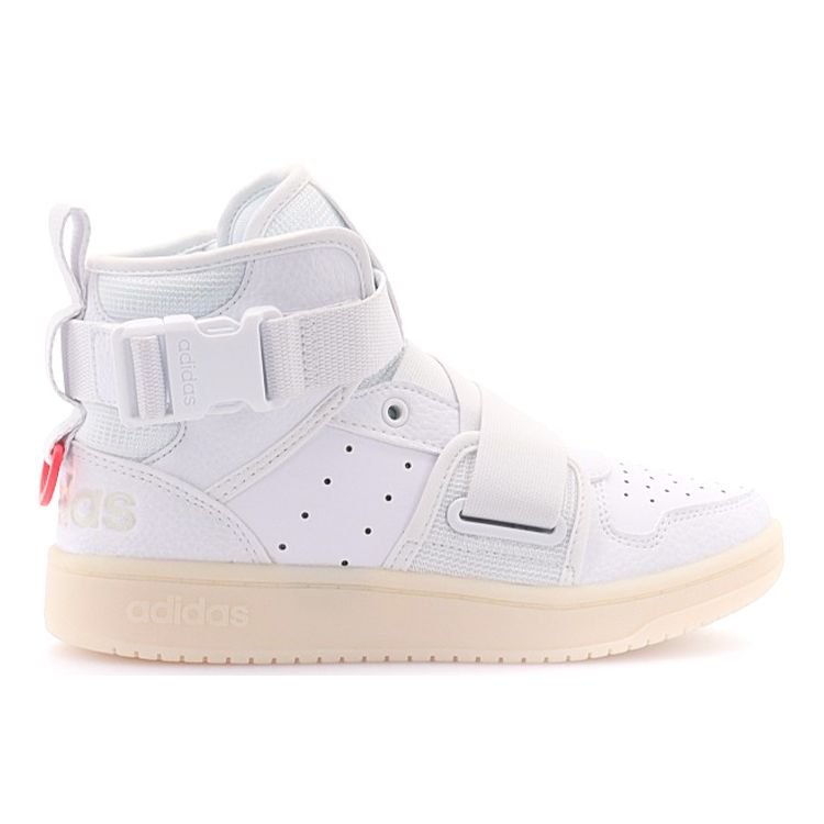 Adidas Neo Hoops 2.0 Slip Resistant Durable Mid-Top Sneakers Women Sneakers White FX9000