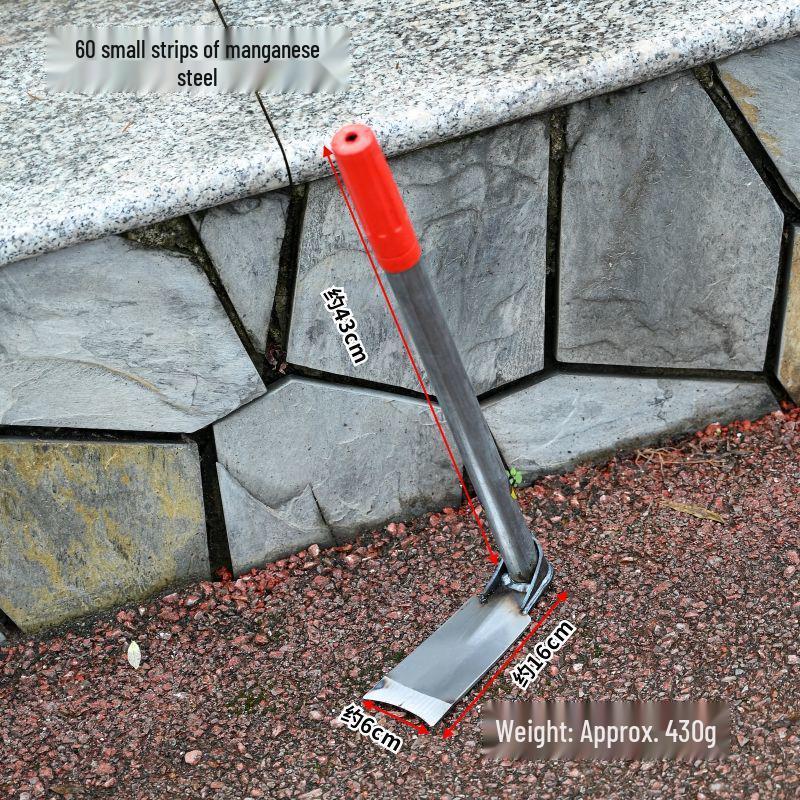 Manganese Steel Gardening Hoe for Weeding, Planting, and Digging