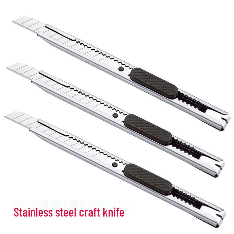 Маленький хозяйственный нож из нержавеющей стали 7 мм - Ручной резак для бумаги и обоев