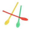20 Sets Laboratory Spoon Scoop Plastic Double Ended Green Red Yellow Measuring Tool