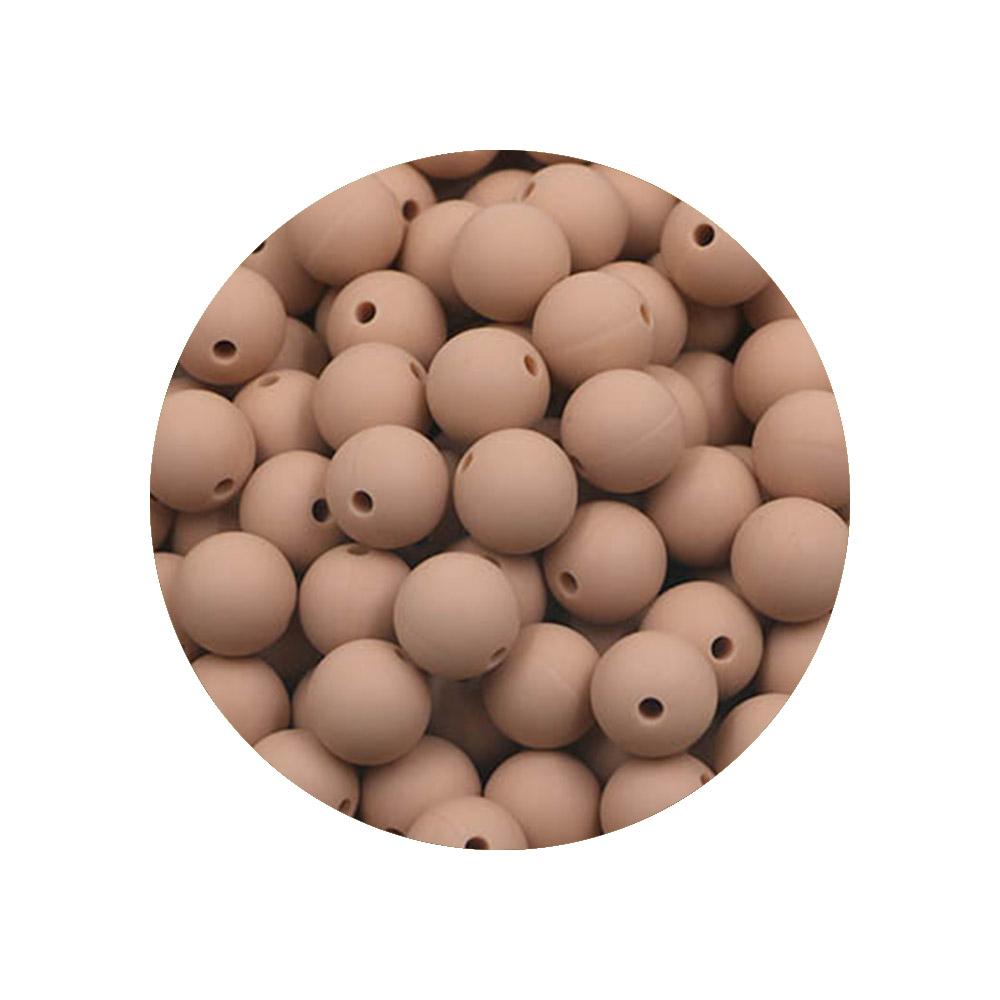 Kovict 9MM 40-80Pcs Round Silicone Bead 9MM Food Grade For Jewelry Making DIY Bracelet Pacifier Chain Accessories