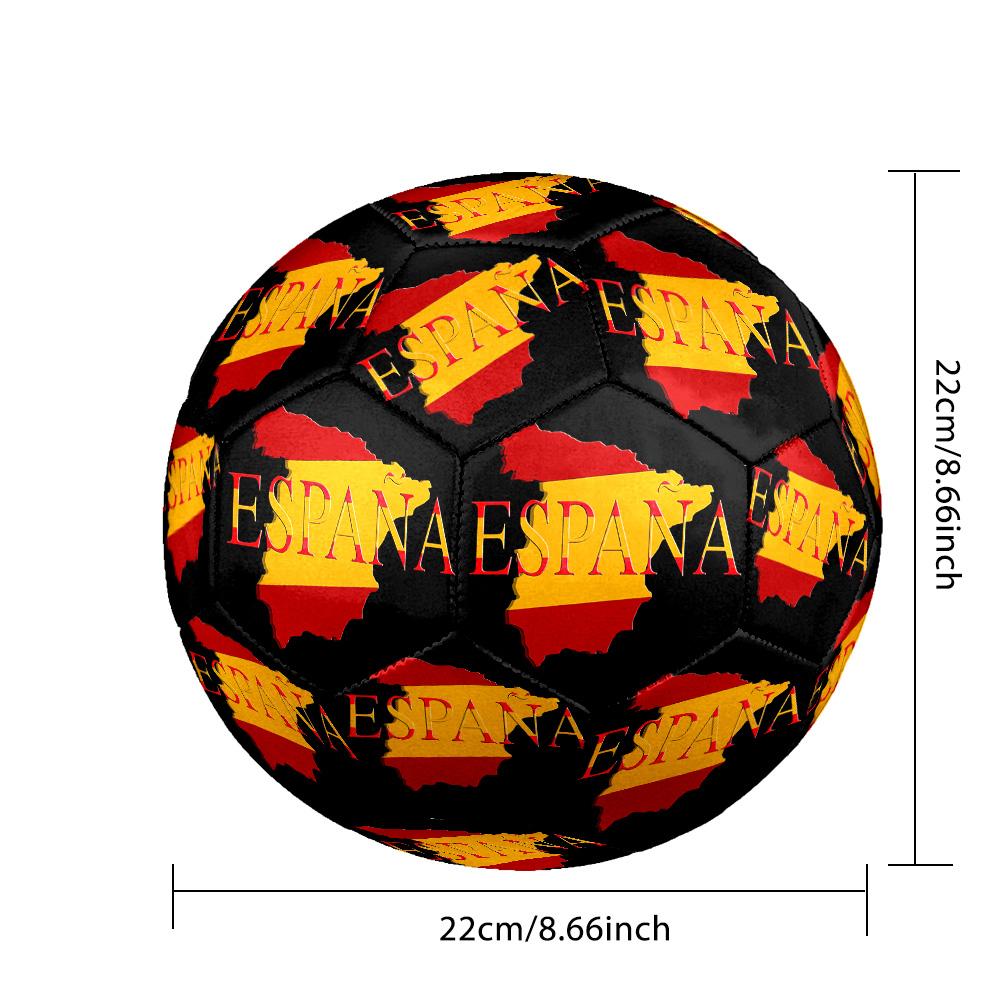 Spain Theme soccer ball Size 5 Soccer Ball Soft Touch Professional Training Football for Outdoor Sports