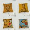 G-Garfield Case Plush Fabric Soft Pillowcase Double Sided Print Cushion Cover Household Gifts
