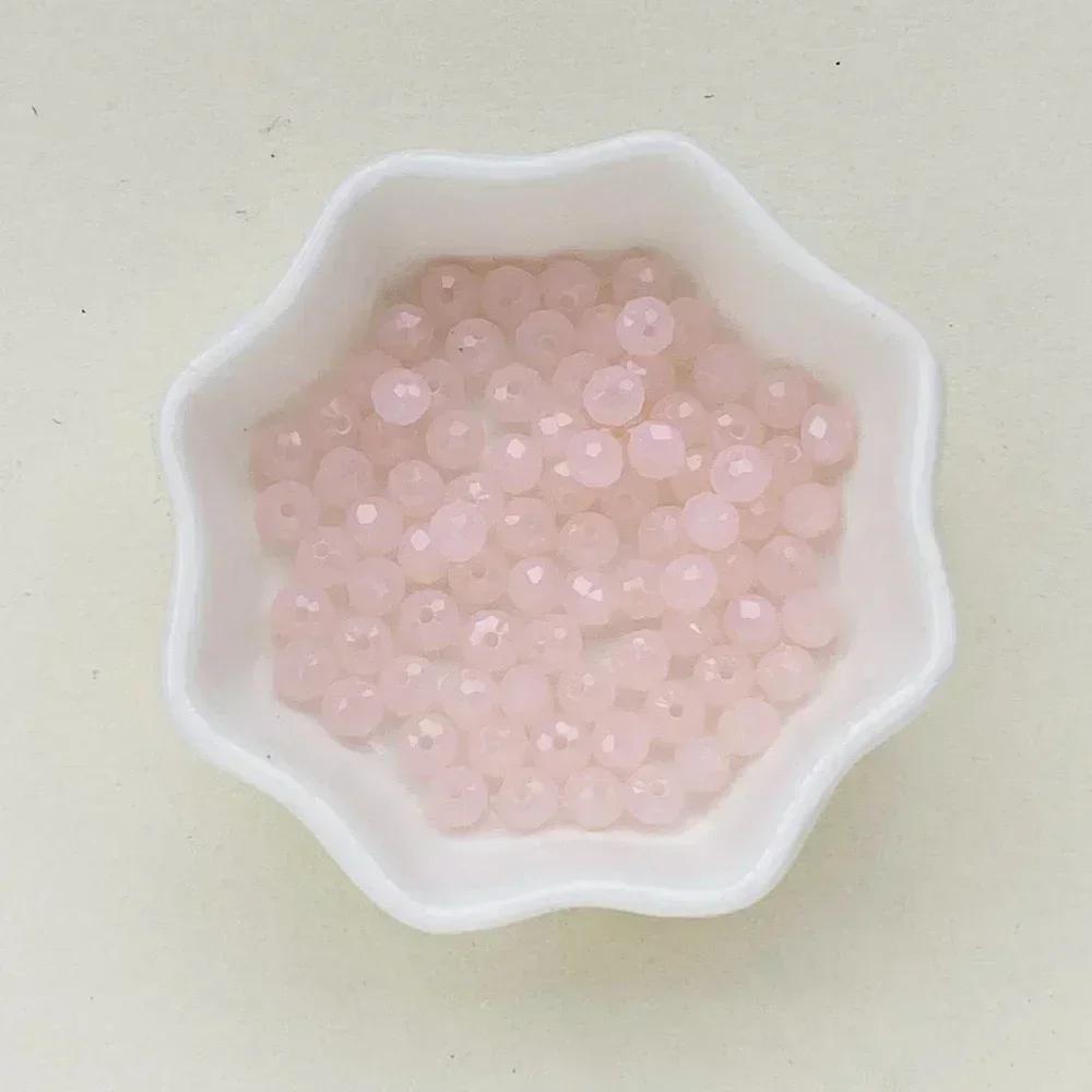 50pcs Translucent Czech Crystal Glass Bead Faceted Colorful Spacer Bead for Jewelry Making DIY Bracelet Necklace Accessories