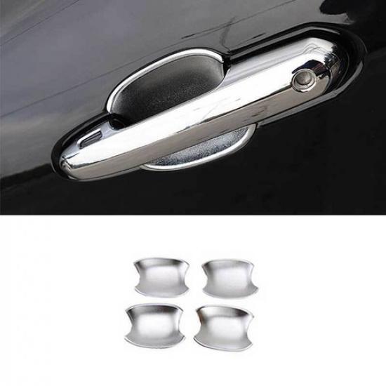 For Toyota Highlander 2020-2022 LE Chrome Outside Door Bowl Cup Cover Trim 4pcs