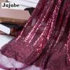 Width 130x50cm Sequin Fabric Sparkly Rose Gold Silver Glitter Fabric For Clothes Stage Party Wedding DIY Decoration